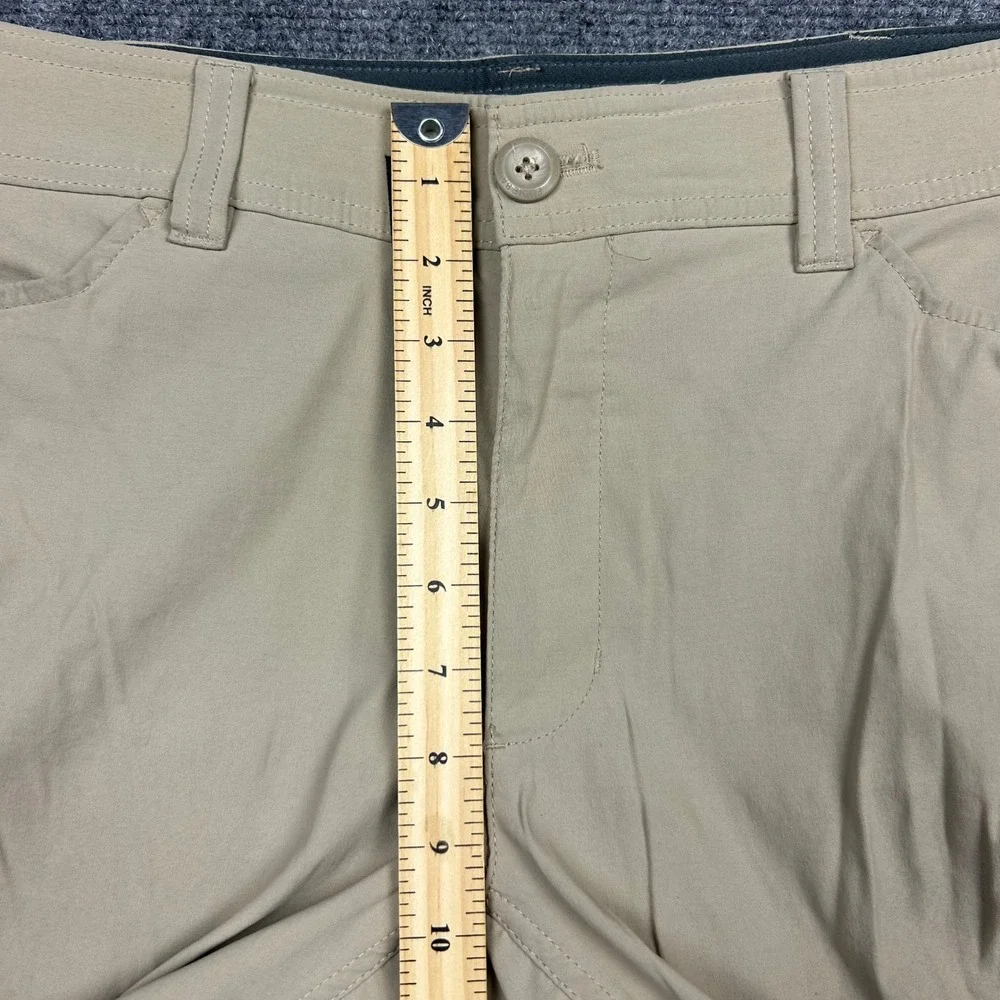 Eddie Bauer First Ascent Guide Pro Pants Mens 36x34 Khaki Hiking Utility Stretch